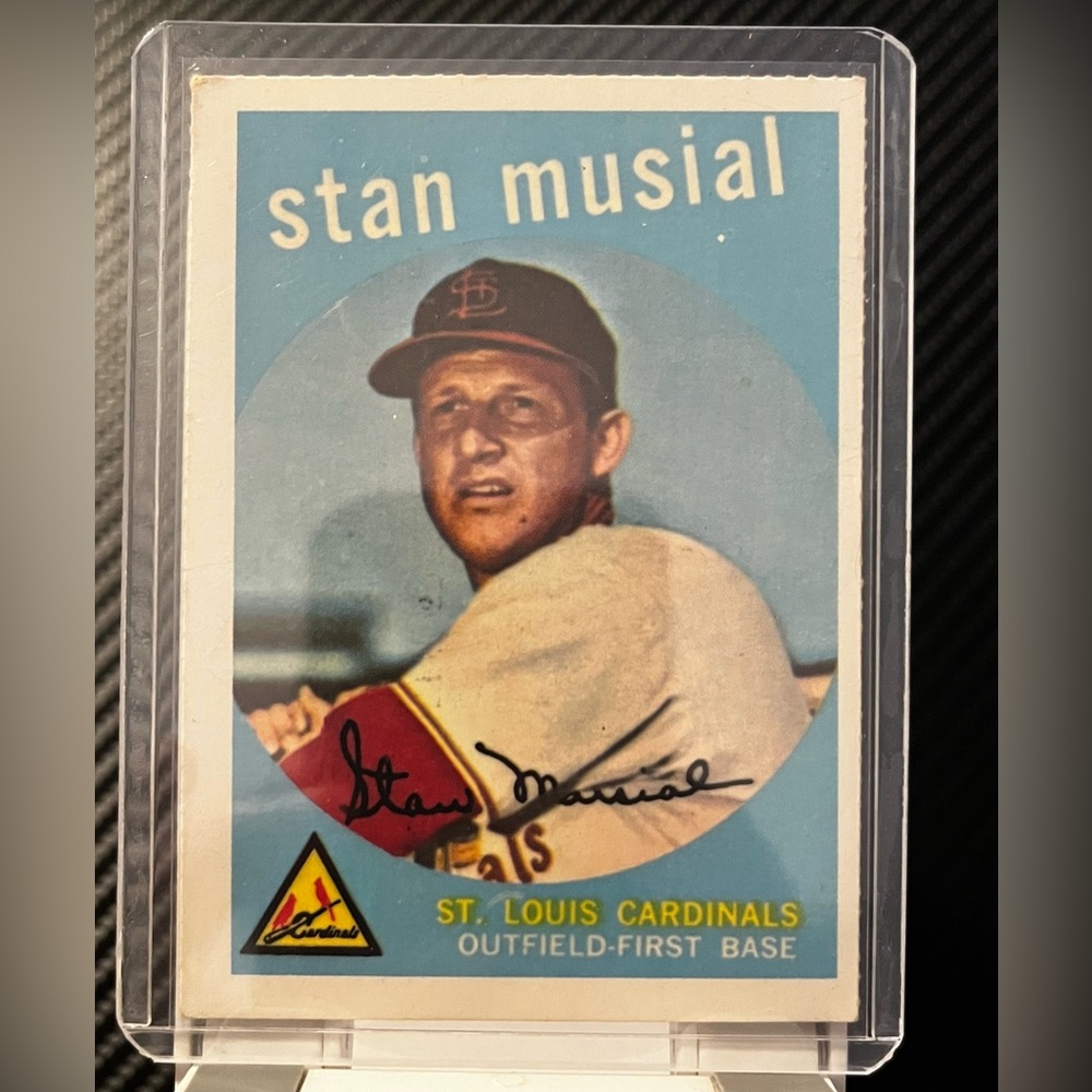Stan Musial VINTAGE 1959 Topps #150 St Louis Cardinals MLB Baseball Trading Card